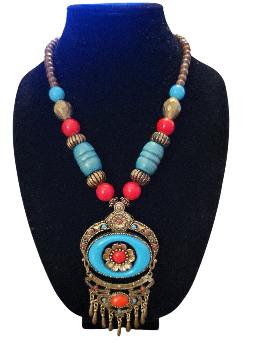 Boho Ethnic Statement Necklace